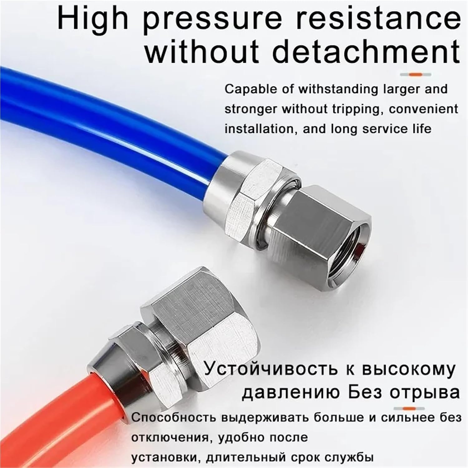 KPCF Pneumatic Copper Nickel Plated Joint Quick Tightening Internal Thread Straight Through Gas Pipe Quick Insertion Fitting(KPCF 4-02,50 PCS)
