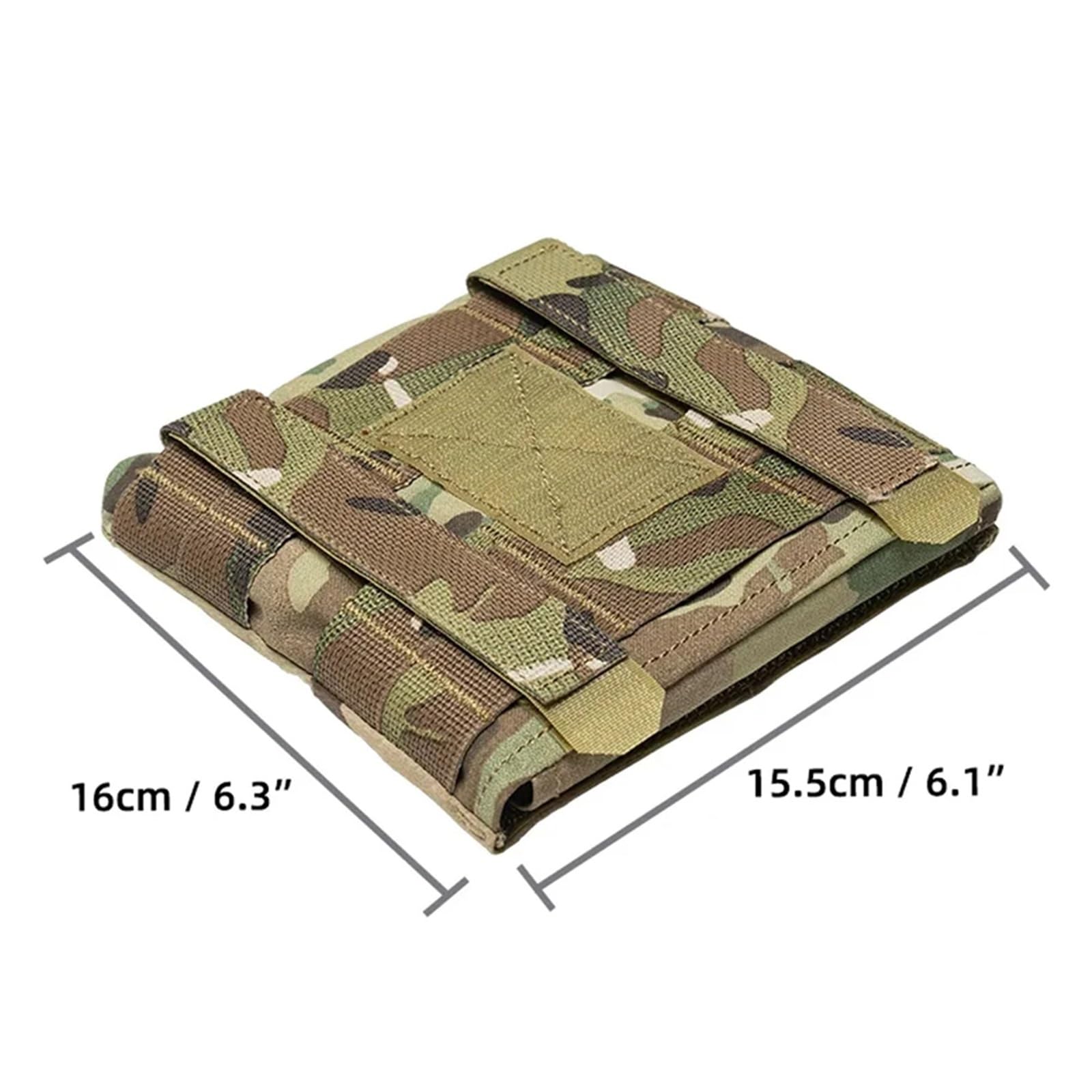 Paquete De 2 Bolsillos Laterales Tácticos para Placas 6x6 Bolsillos Laterales MOLLE para Placas para Portaplacas JPC2.0 – Equipo De Protección para Airsoft Y Caza