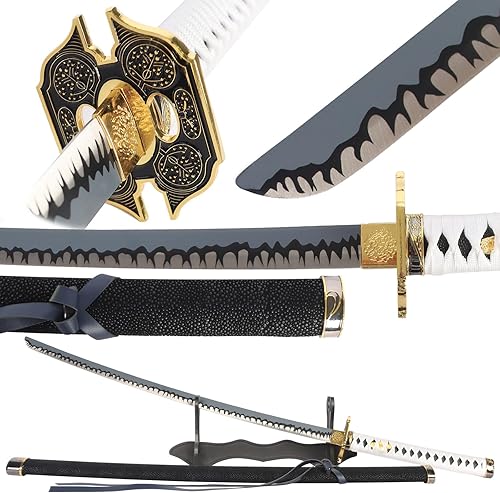 Miniatura 1 de Bowen Devil May Cry 5 Vergil Yamato - Espada de acero inoxidable de aproximadamente 41 pulgadas, katana de metal real forjado a mano, juego de anime