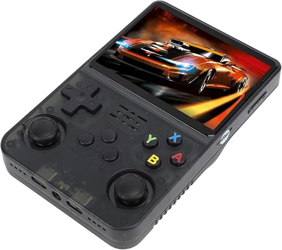 Generic Handheld Video Games Console Dual 3D Joysticks R36S Handheld Game Console 3200mAh Retro Video for Players (128GB)