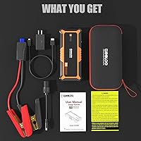 Vista 7 de GOOLOO 4000A Peak Car Jump Starter - 12V Auto Battery Booster SuperSafe Lithium Jump Box for All Gas, Up to 10.0L Diesel Engine, Portable Power Pack