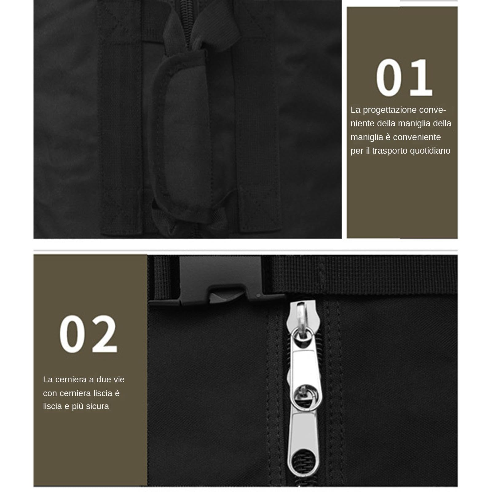 Borsa Da Viaggio Da Golf Per Compagnia Aerea - Custodia Pieghevole Resistente Con Ruote | Leggera Borsa Da Golf Volante Per Donna E Uomo