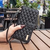 Vista 6 de Asuwish Funda de teléfono para iPhone 13 Pro de 6.1 pulgadas con protector de pantalla de vidrio templado y tarjetero de cuero con tapa