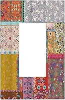 Vista 65 de Cubiertas de salida iridiscentes abstractas coloridas nubes dúplex de 1 cuadrilla, placa de cubierta de interruptor de luz arco iris, placas