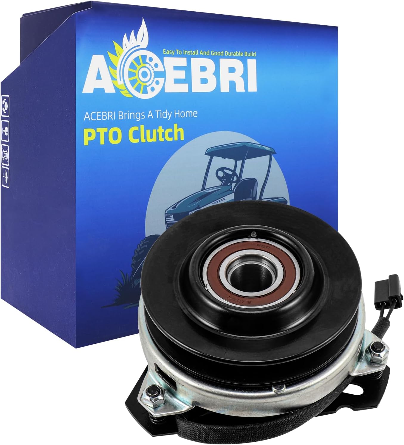 PTO Clutch for John Deere ST30 STX38, LX172 LX173 LX176, LX178 LX186 LX188 108 111 116 130 160 165 175 AM115090 AM118969 AM122969 AM119971 AM123038, Clutch 112-L PTO Clutch