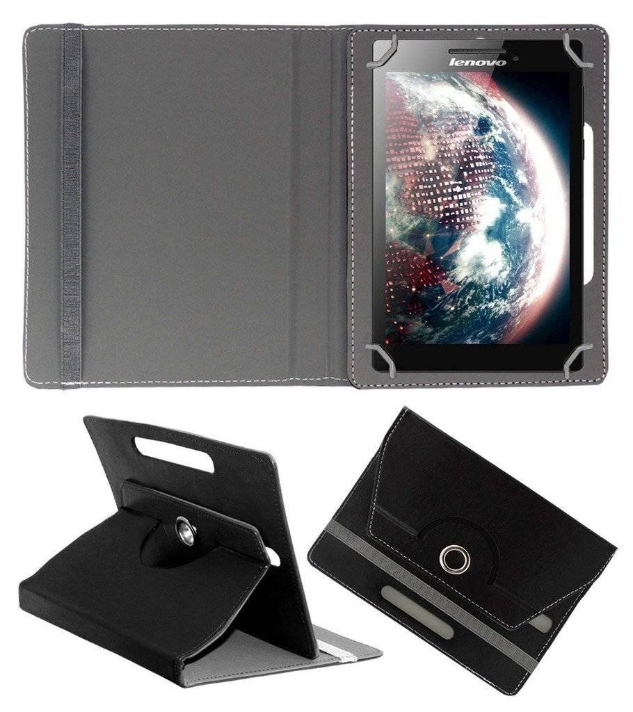 Acm Rotating Leather Flip Case Compatible with Lenovo Tab 2 A7-20 Tablet Cover Stand Black (B01D7L4QO4) Amazon Price History, Amazon Price Tracker