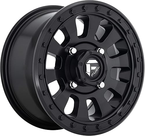 FUEL 1PC Llanta de rueda D630 táctica de 17 pulgadas 5x127, 17x9-0.472in, color negro
