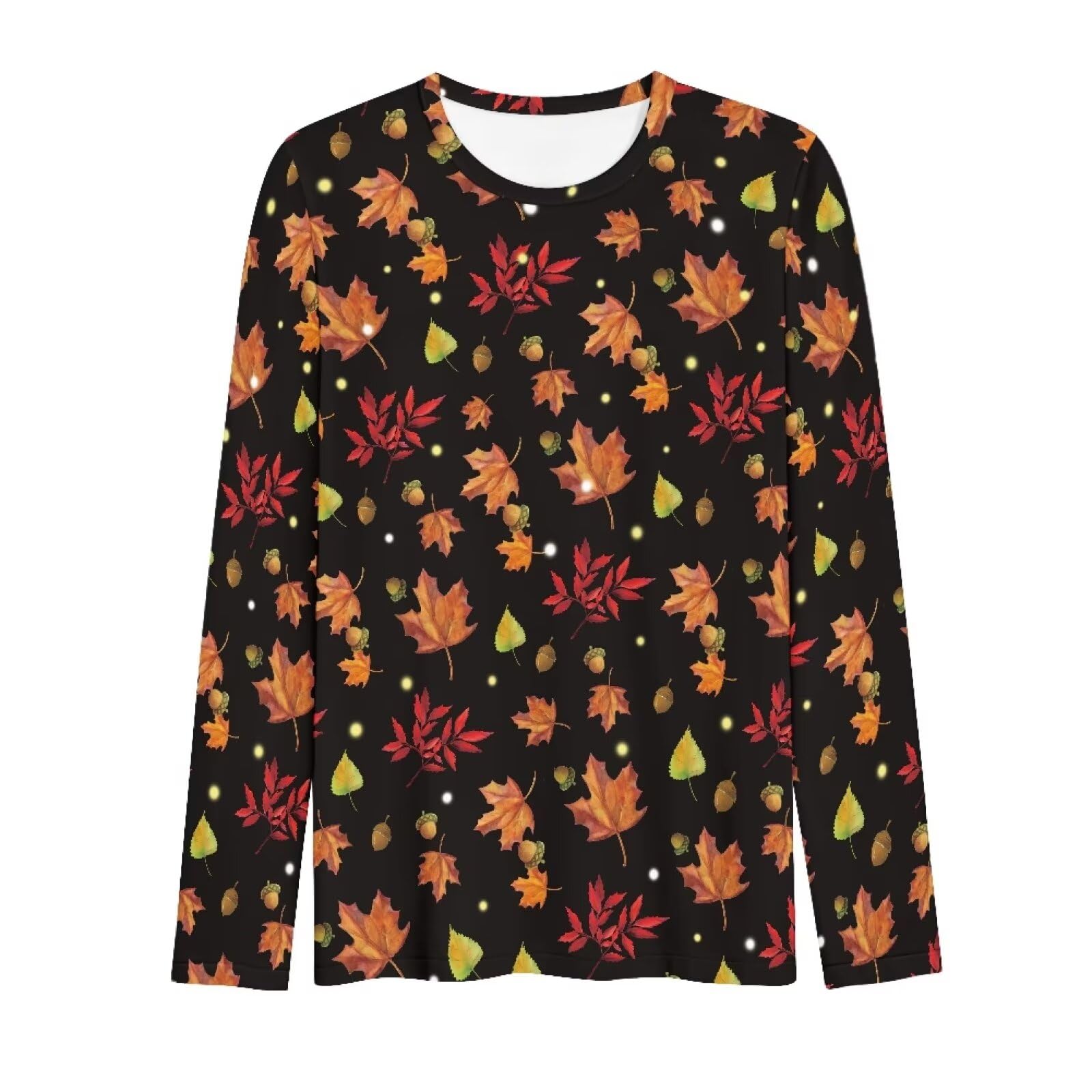 T-shirt da donna a maniche lunghe oversize girocollo slim fit ad asciugatura rapida vestibilità ampia