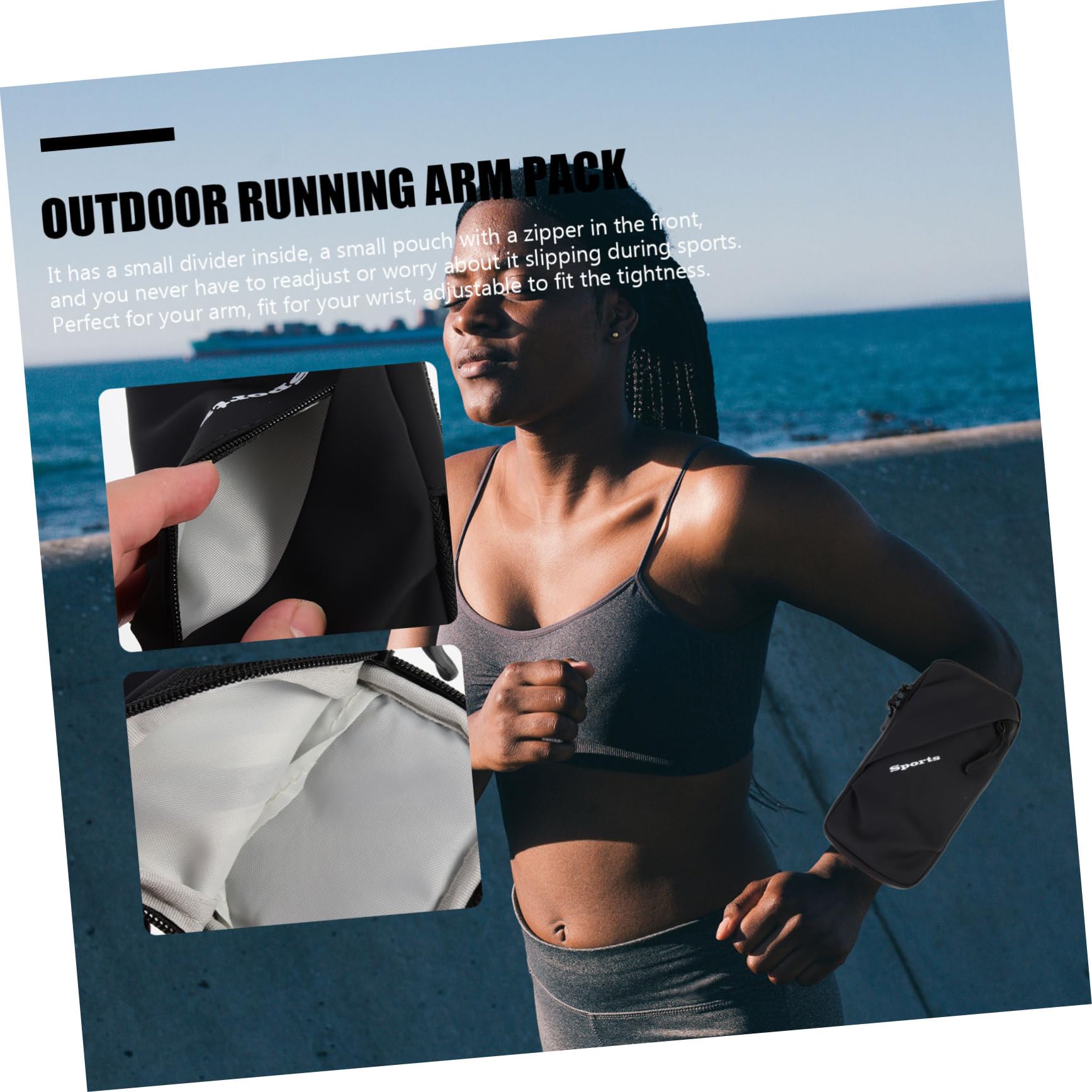 Uonlytech 3pezzi Bracciale Per Smartphone Braccio e Fitness Per Jogging e Allenamento All