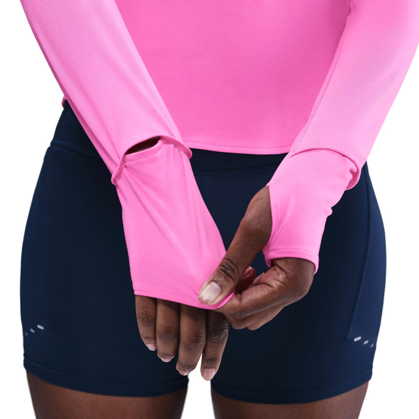 Nike Swift Dri-FIT UV-Laufoberteil mit Halbreißverschluss für Damen, HQ0499