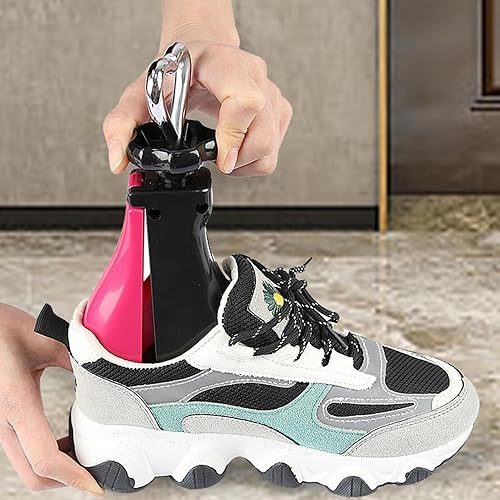 Miniatura 3 de Pimigiob Camillas de zapatos Par de ampliadores de zapatos ajustables de 4 vías para estirar longitud ancho altura para pies anchos expansor de