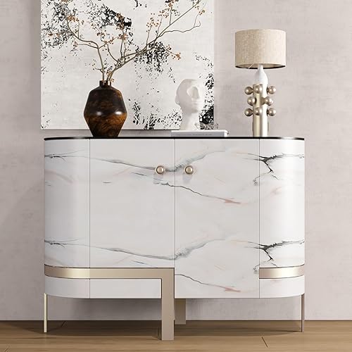 Miniatura 6 de CRE8TIVE Papel adhesivo de mármol rosa y blanco para encimeras, impermeable, 12 x 80 pulgadas, papel tapiz de mármol blanco mate, autoadhesivo,