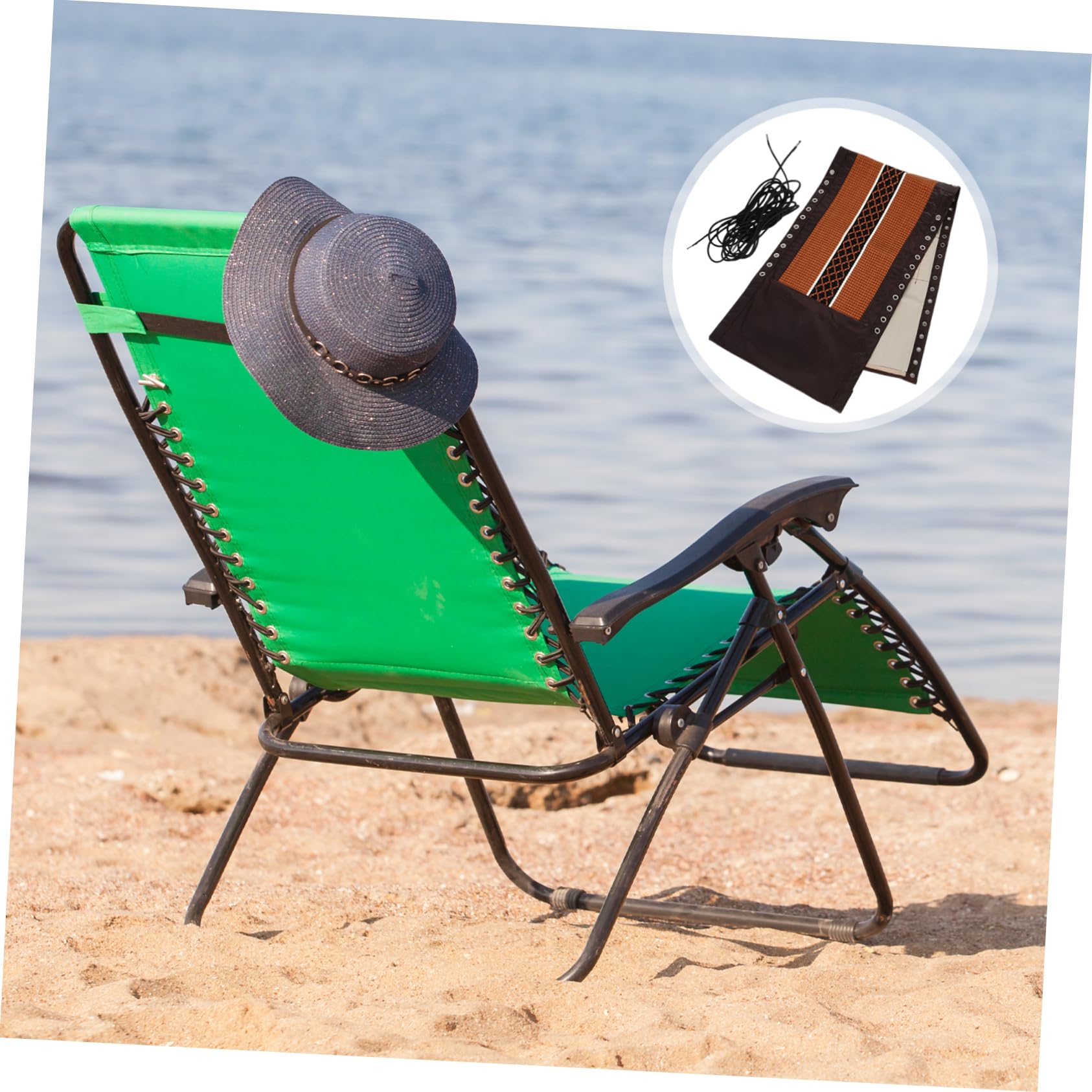Alipis 1 Satz Ersatzstoff aus Gewebe für Stühle und Balkonstühle