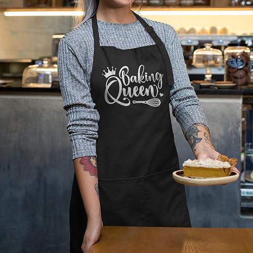 Miniatura 2 de SANDJEST Delantales para hombre con bolsillos, delantal divertido para hombres, delantales de cocina para barbacoa, cocina, para cumpleaños,