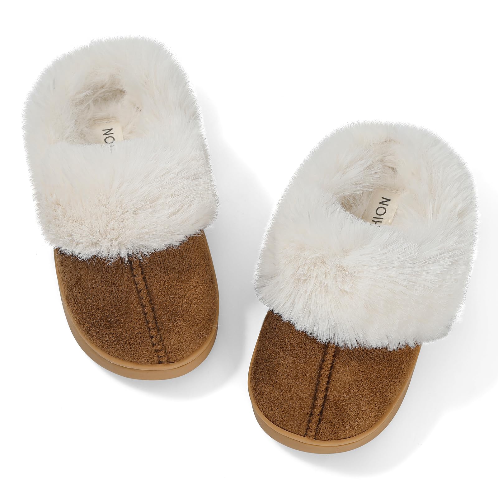 LACOFIA Chaussons Hiver Filles Garçons Pantoufle Peluche pour Enfant Chaussures Chaud de Maison Chausson Antidérapantes Super Doux