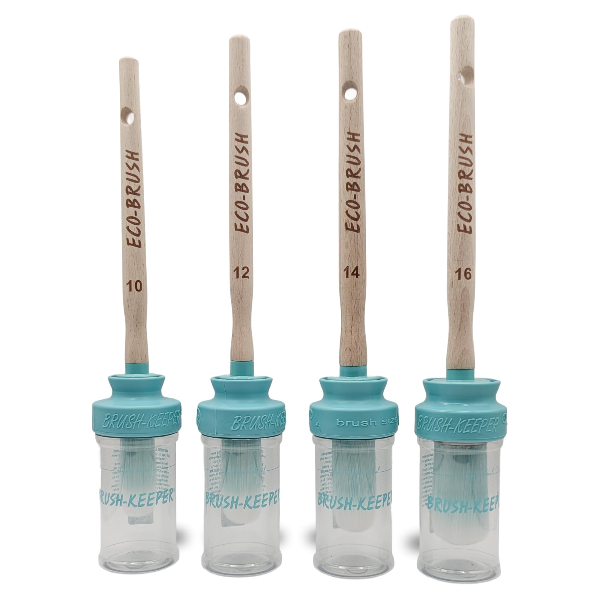 Ecobrush met Brushkeeper - nr. 10 - Duurzame Verfkwast