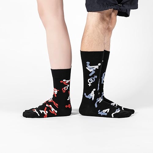 Miniatura 4 de BONANGEL Calcetines de vestir divertidos para hombre, coloridos y divertidos, calcetines locos, regalos para hombres