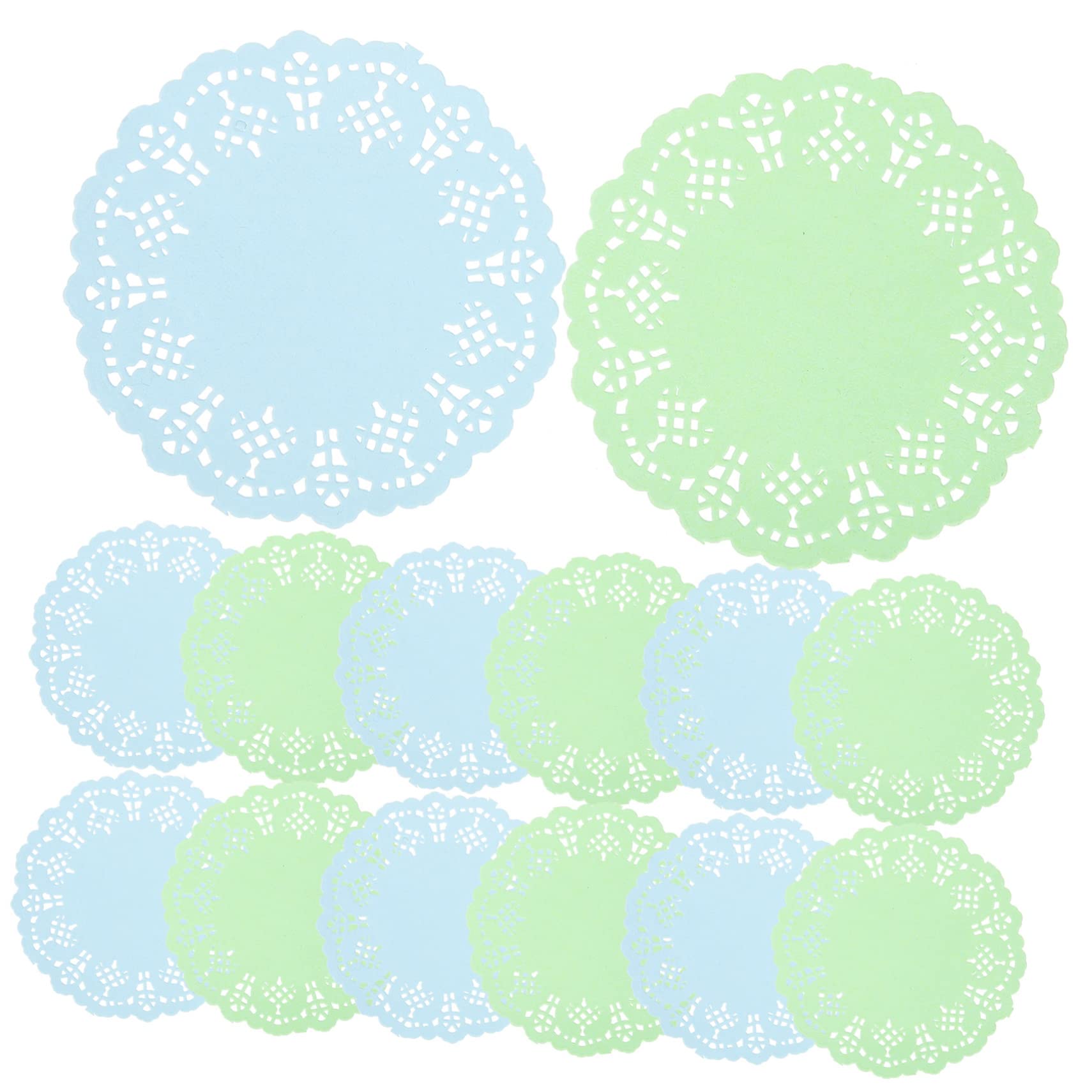 NAMOARLY 2 Round Placemat Cup Holder Coaster Dining Table Decor Dining Room Table Decor Round White Tablecloth Paper Coasters for Home White Tablecloths Placemats Dessert Paper Doilies