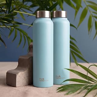 The Better Home Stainless Steel Water Bottle 1 Litre | Leak Proof, Durable & Rust Proof…