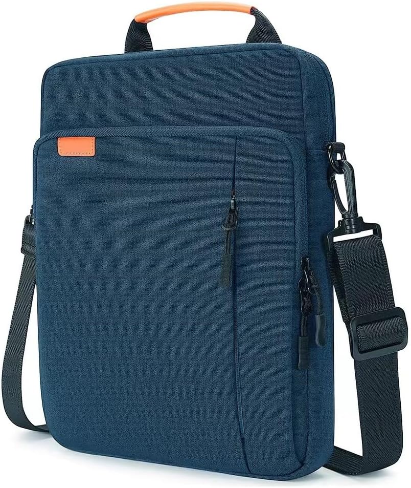 ProElite Polyster Tablet Sleeve Bag 13.3 inch for Samsung Galaxy Tab S9 FE+/S7/S8 Plus/S9 Plus/S7 FE 12.4", Apple iPad Pro 12.9", MacBook Air/Pro Retina, Microsoft Surface Pro 4/5/6/7/8/9, Blue