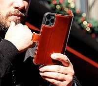 Vista 7 de VENOULT - Funda tipo cartera compatible con iPhone 14 Pro MAX / 15 Pro Max / 13 Pro Max / 13 Pro MAX / 13 Mini y todos, funda magnética desmontable
