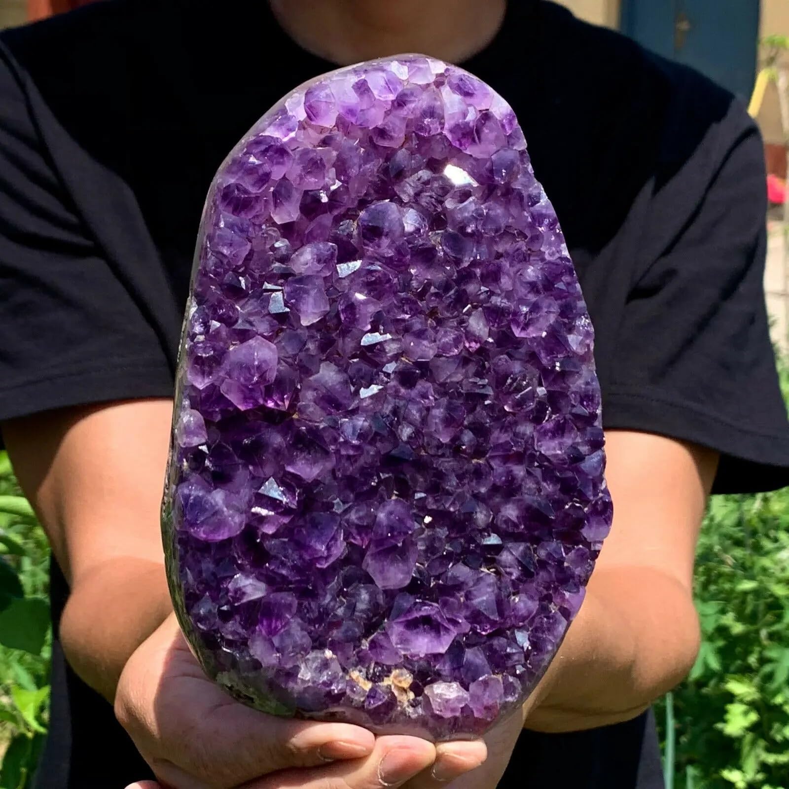 Beautiful Uruguay Dream Amethyst Quartz Crystal Cluster 1pc Ornaments (Size : 200-300g)