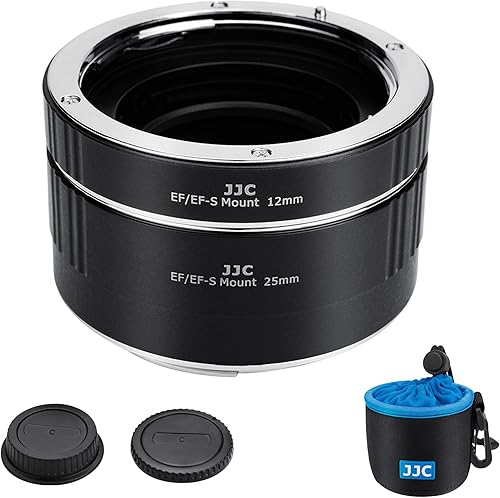 Vista 13 de JJC Juego de tubos de extensión macro de enfoque automático con montura E para Sony ZV-E10 II A6000 A6100 A6300 A6400 A6500 A6600 A6700 ZV-E1 A1