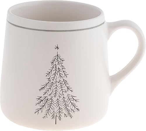 Vista 10 de Karma Gifts, Taza Blanca de Invierno, Corona, 18 OZ