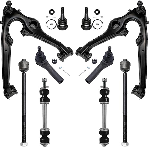 Miniatura 68 de Detroit Axle - Kit de suspensión frontal de 10 piezas para Ford Ranger Mazda B2300 B2500 B3000 B4000, 2 brazos de control superiores, 2 rótulas
