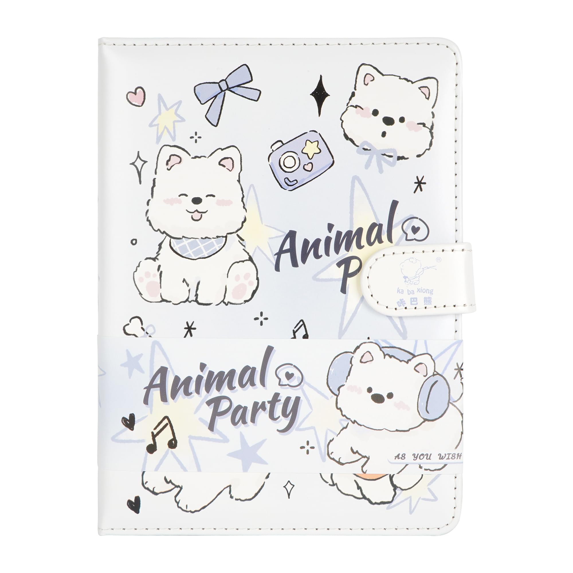 MilyaDE Cute Journal Notebook Kawaii Cartoon Diary Notebook Sketchbook Cover Writing Notepad