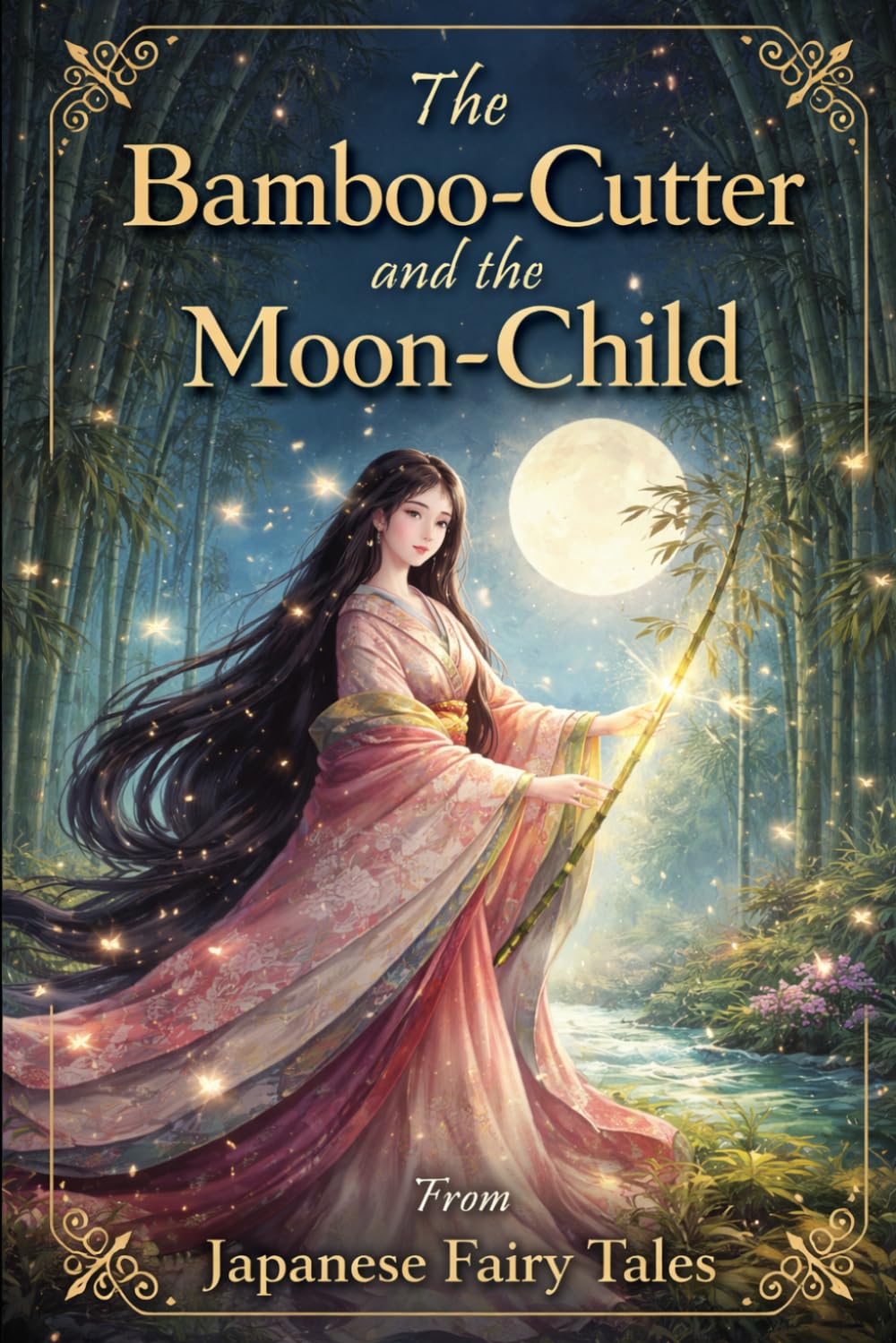 The Bamboo-Cutter and the Moon-Child: Japanese Fairy Tales