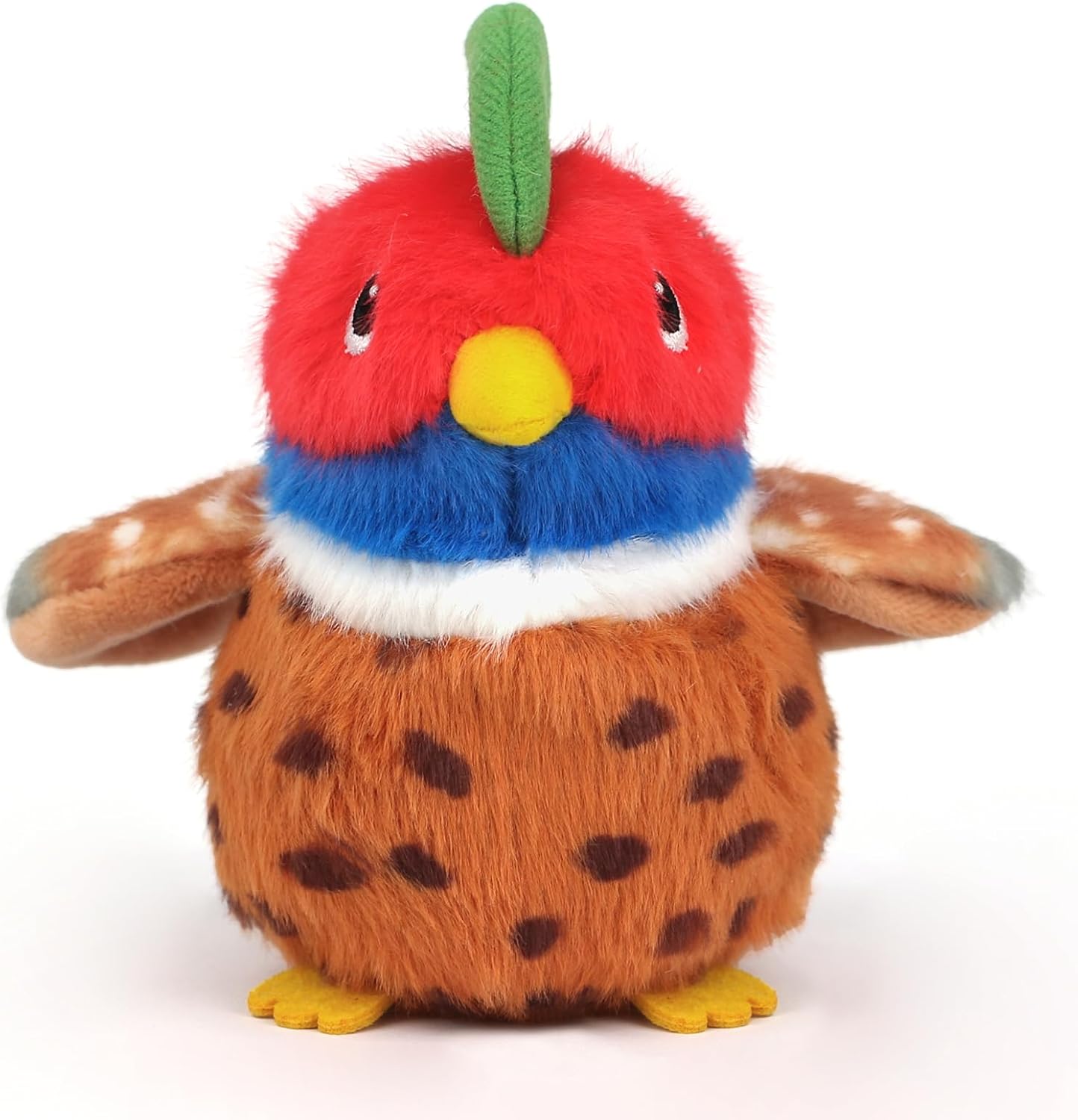 4.7” Ring-necked Pheasant Plush Toy Cute Bird Stuffed Animal Gift for Kids image 2