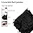 BEPHOLAN 2 Pcs Single Matte Black Eyeshadow Palette,Cake Eyeliner Powder Goth Makeup Eyeshadow, Black Gothic Vampire Blood Makeup,Black Rose