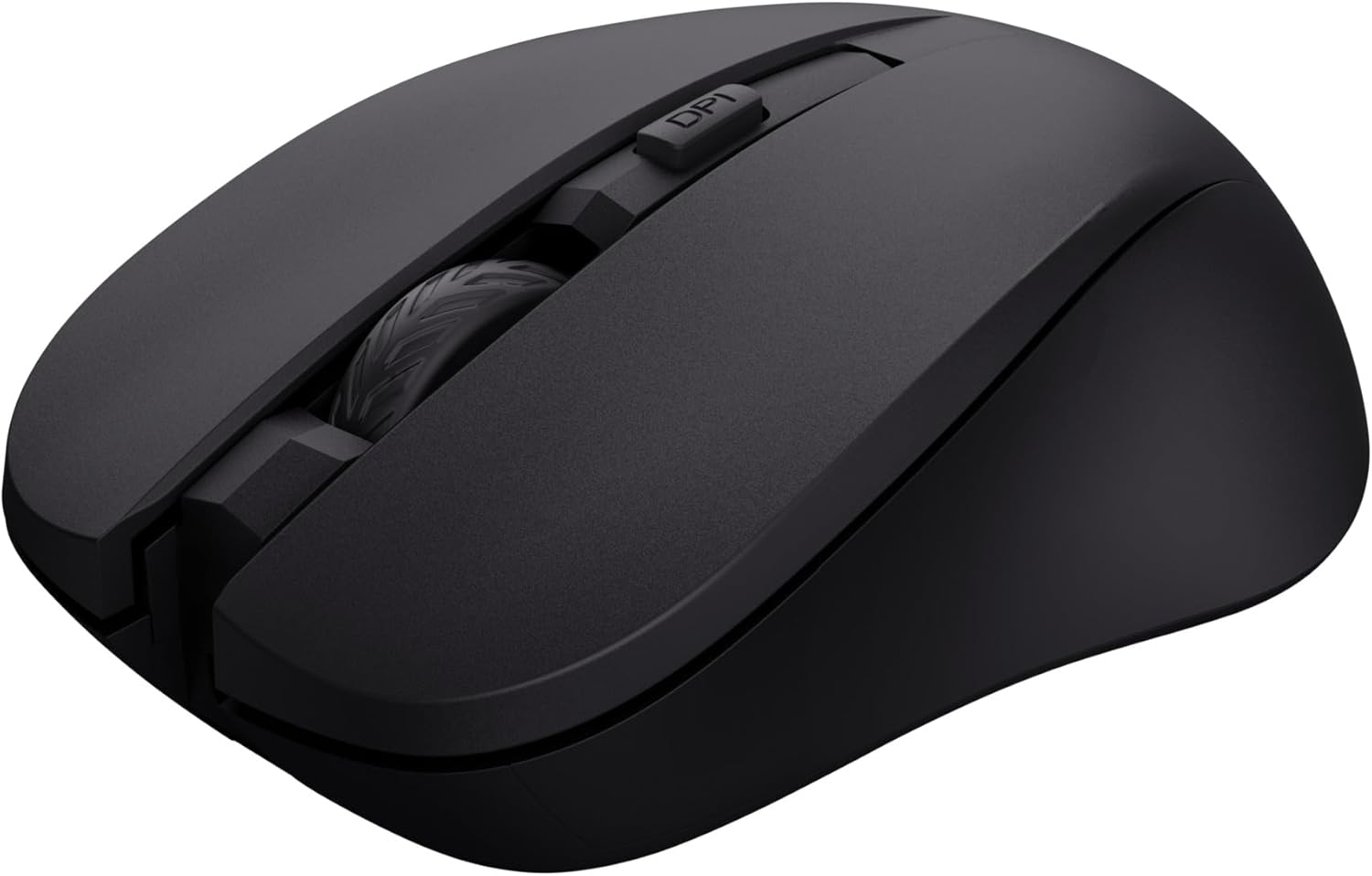 Trust Mydo Ratón Inalámbrico Silencioso, 82% de Plástico Reciclado, 1000-1800 dpi, Microrreceptor USB, RF 2.4GHz, para Diestros y Zurdos, Mouse para Ordenador, Portátil, Mac – Negro 9