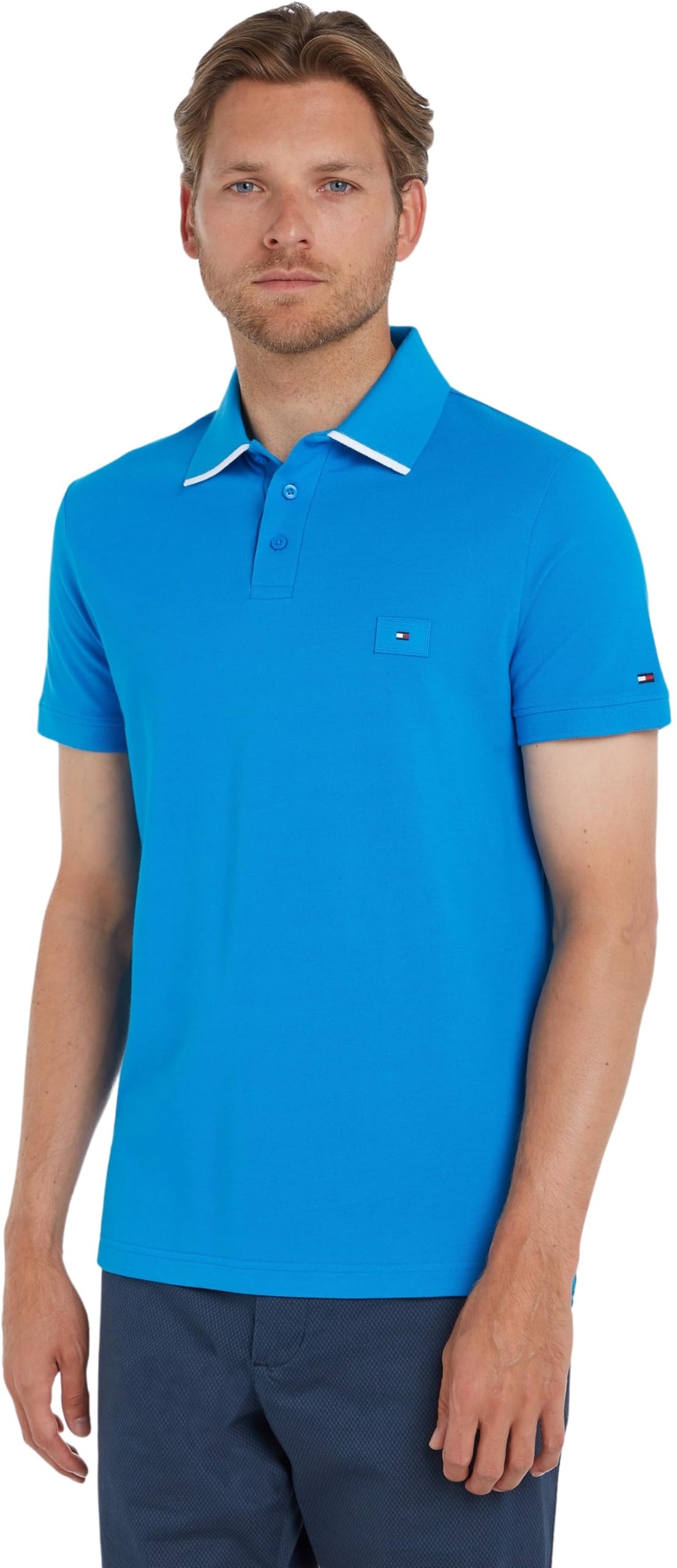 Tommy Hilfiger Polo Reg Bajo Cuello Polos S/S para Hombre