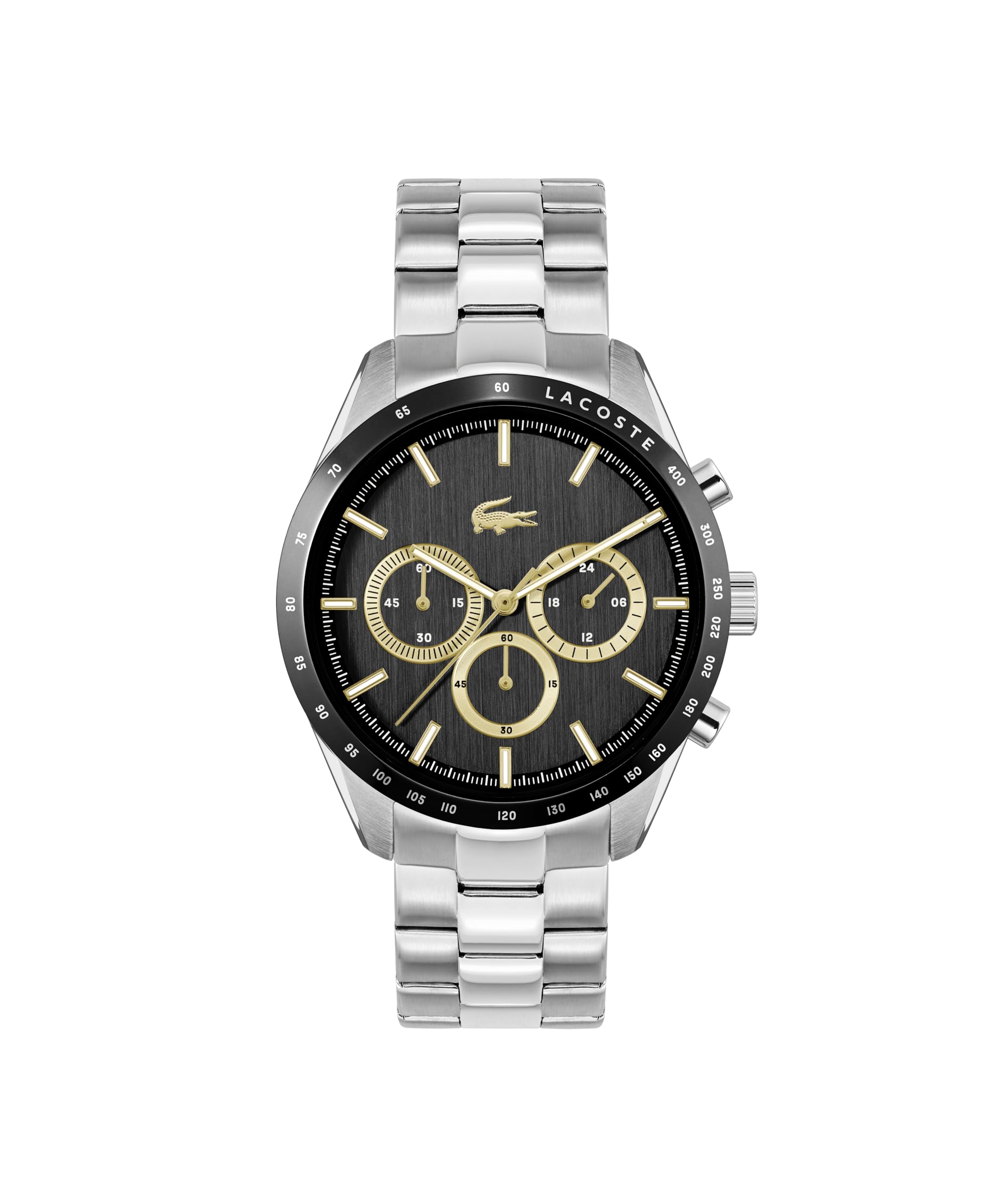lacoste Boston Collection Men's Chronograph Quartz Watch with Leather or Stainless Steel Link or Mesh Strap-picture-11
