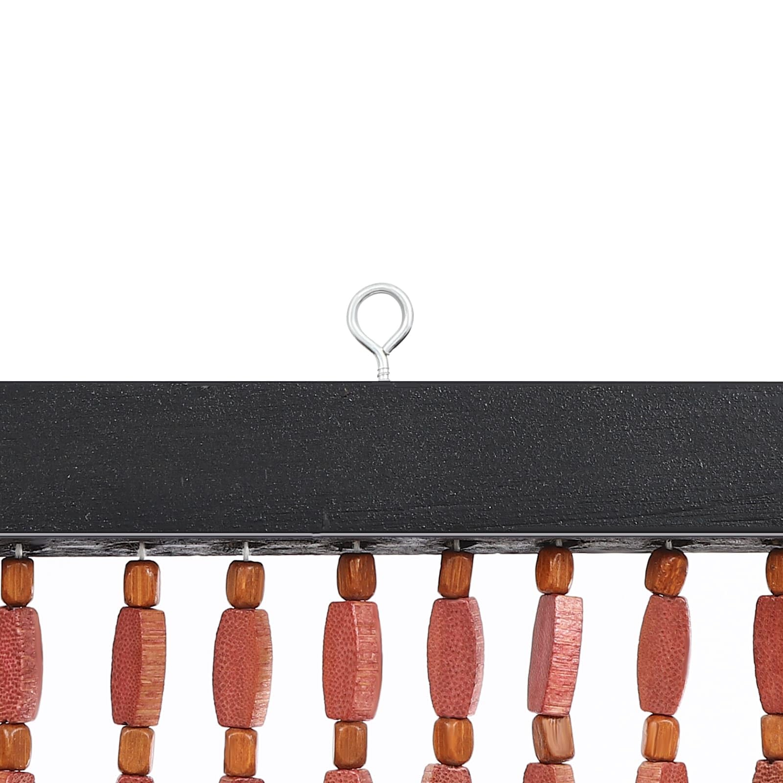 Türvorhang mit Bambusperlen, natürlicher Dekovorhang für Eingangstüren, Wohnzimmer, Schlafzimmer, 90 x 200 cm, 52 Linien (Kaffee)
