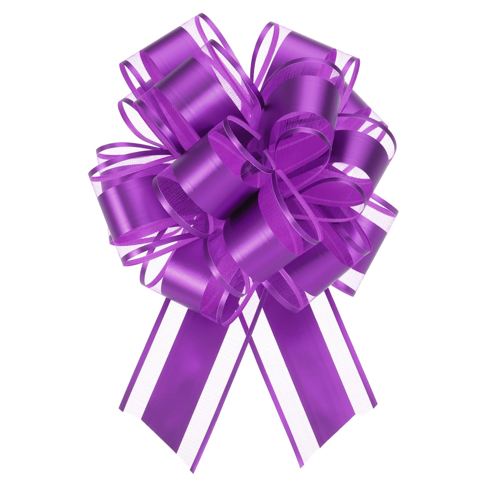 Lazos de organza para regalos de Navidad y decoración de coches Uxcell 15 cm