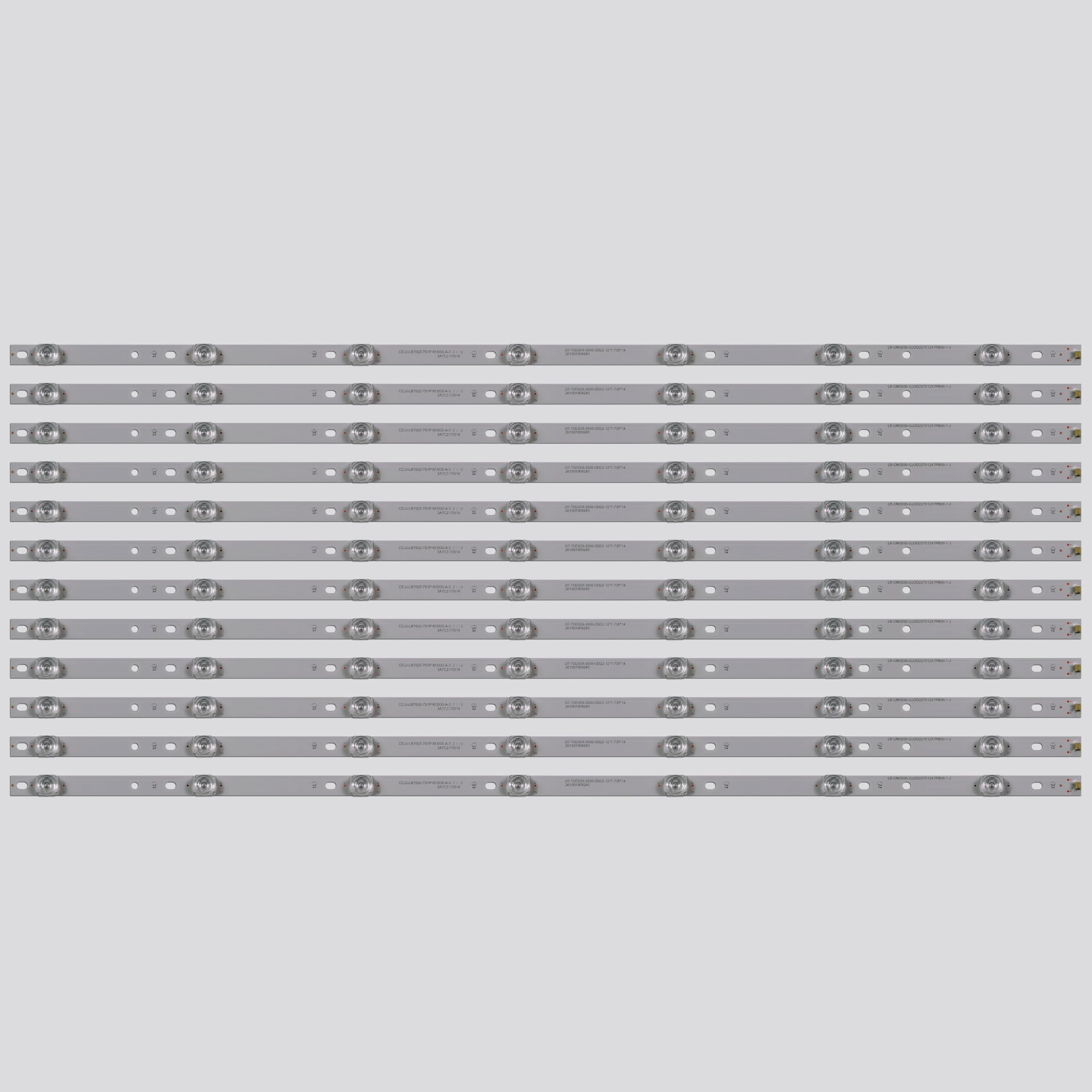 Rétro-éclairage LED pour téléviseur, 12 pièces, 996592001044, 70PUS6504/12, 70PUS6724/12, 70PUS7855/12, 70PUS6504, 70PUS6724, 70PUS7855, 70PUS7505/12, 70PUS7805/12