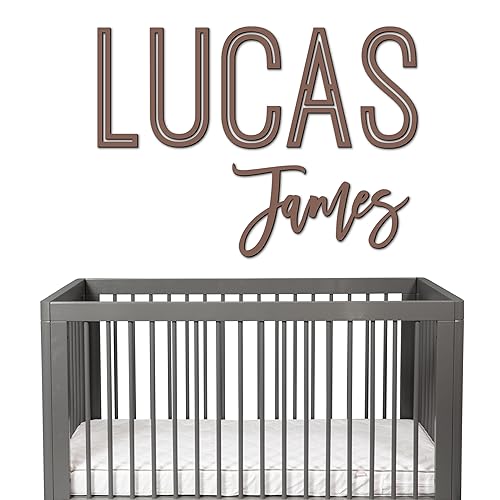 First and Middle Name Signs for Nursery Wooden Name Signs