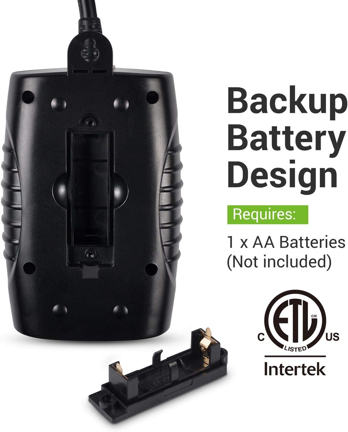 BN-LINK 7 Day Outdoor Heavy Duty Digital Programmable Timer BND/U78, 125VAC, 60Hz, Dual Outlet, Weatherproof, Heavy Duty, Accurate For Lamps Ponds Christmas Lights 1875W 1/2HP ETL Listed - - 