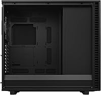 Vista 15 de Fractal Design Define 7 XL Negro de aluminio / acero cepillado sólido E-ATX Carcasa de computador de torre completa modular silenciosa
