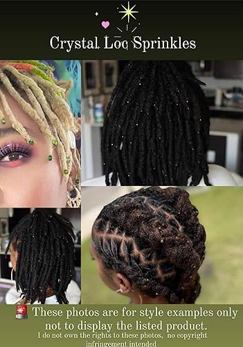 Miniatura 6 de Bead It Wear It Love It Rose Quartz And Hematite Crystal Dreadlock Loc Sprinkles Rose Gold Hair Beads