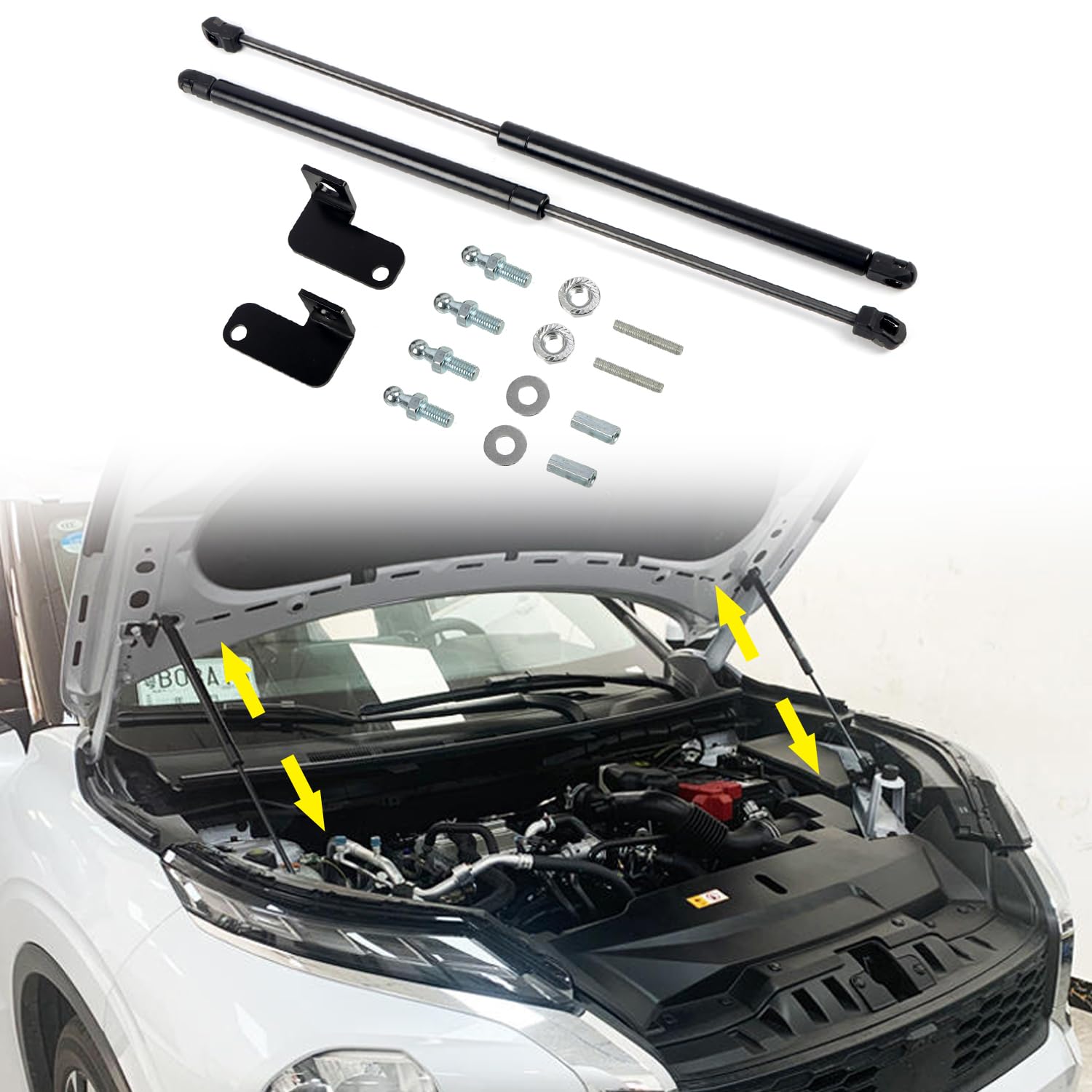 2022-2024 For Honda Civic Hood Struts Hood Dampers Hood Lift Support Hydraulic Jack - View #9