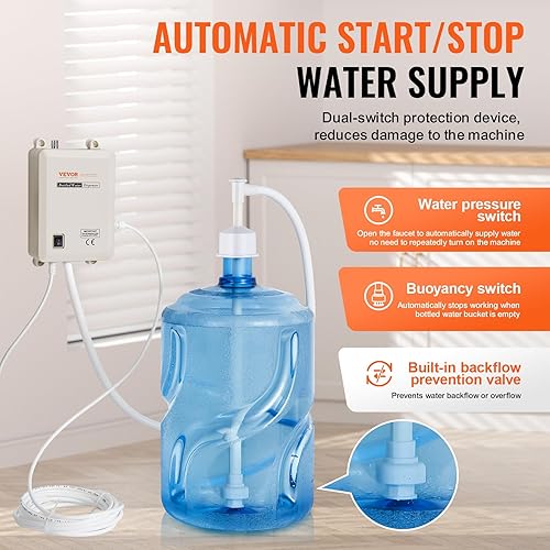 Miniatura 4 de VEVOR Sistema de bomba dispensador de agua embotellada, sistema de dispensación de 5 galones, dispensador de agua eléctrico automático, bomba de