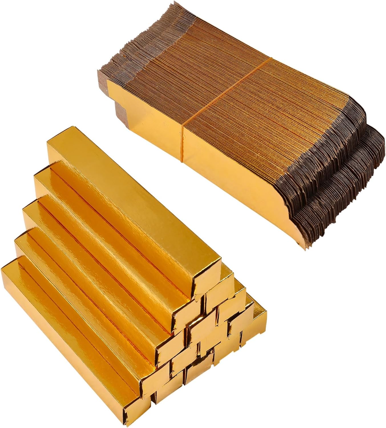 200 Pcs Chinese Paper Gold Bar Ancestor Money Paper Gold Bars for Qingming Festival, Day of the Dead, Funeral