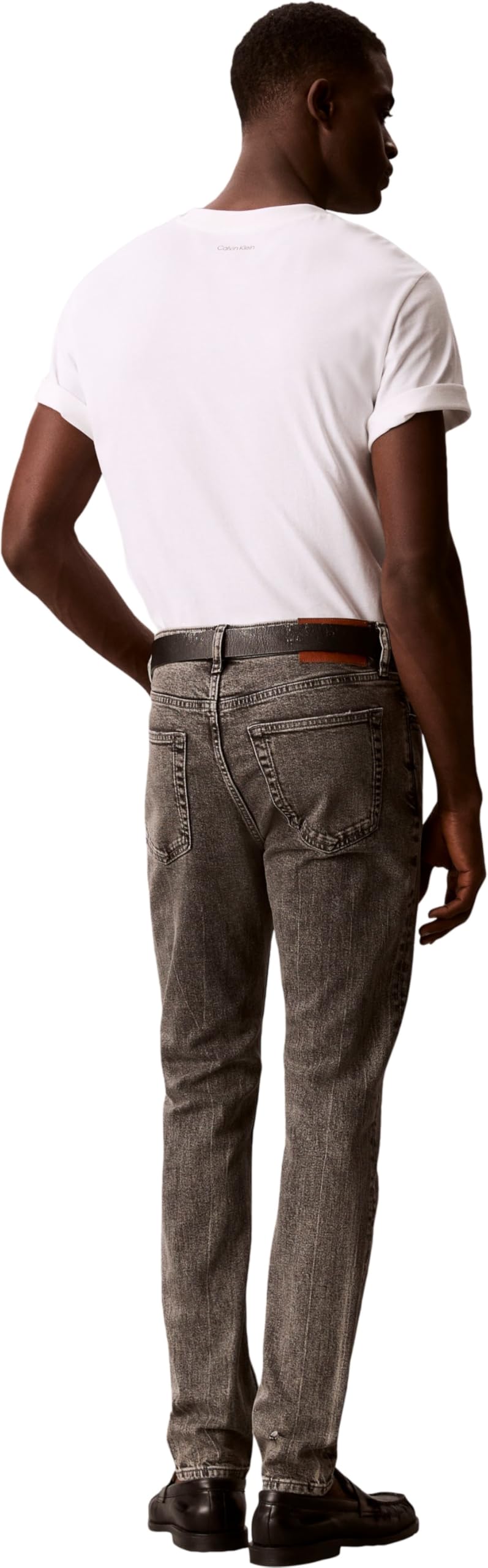 Calvin Klein - Slim Taper Oyster Grey Jean Lv04rf928g, Jeans Uomo