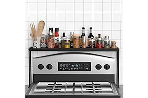 Stovetop Over the Stove Shelf – Adjustable Kitchen Rack