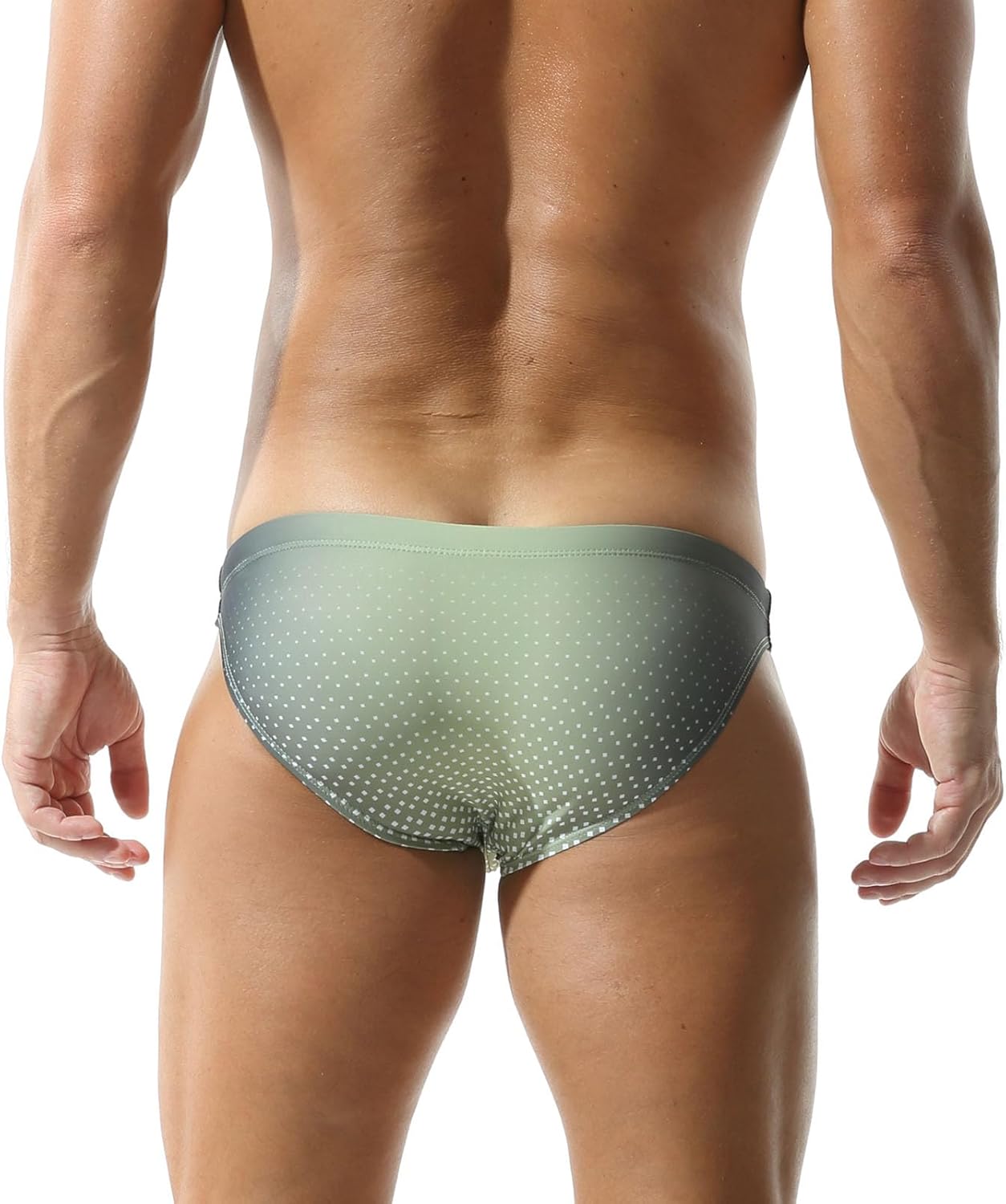 Mens Sexy Bikini Swimwear Camouflage Triangle Swim Trunks for Men 2" Stylish Swim Briefs - Image 7