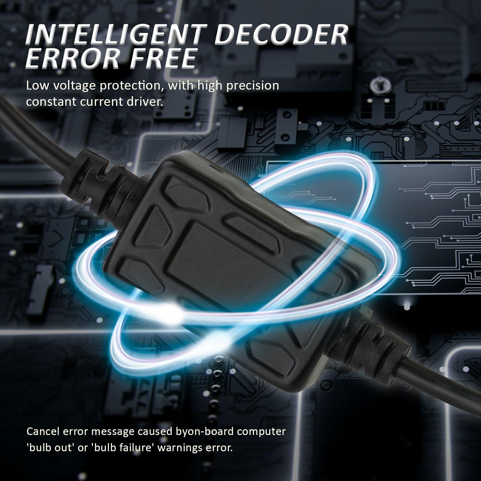 D-Lumina Żarówki 9006/HB4 LED soczewki,120W 20000LM 6500K Biały,Wersja specyfikacyjna dla projektora,Bardzo jasne diody LED Konwersja zestaw,Plug and Play,Anti-Radio,2 sztuk